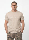 T-Shirt Slim Fit USA CAL - Light Sand