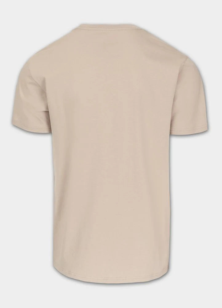 T-Shirt Slim Fit USA CAL - Light Sand