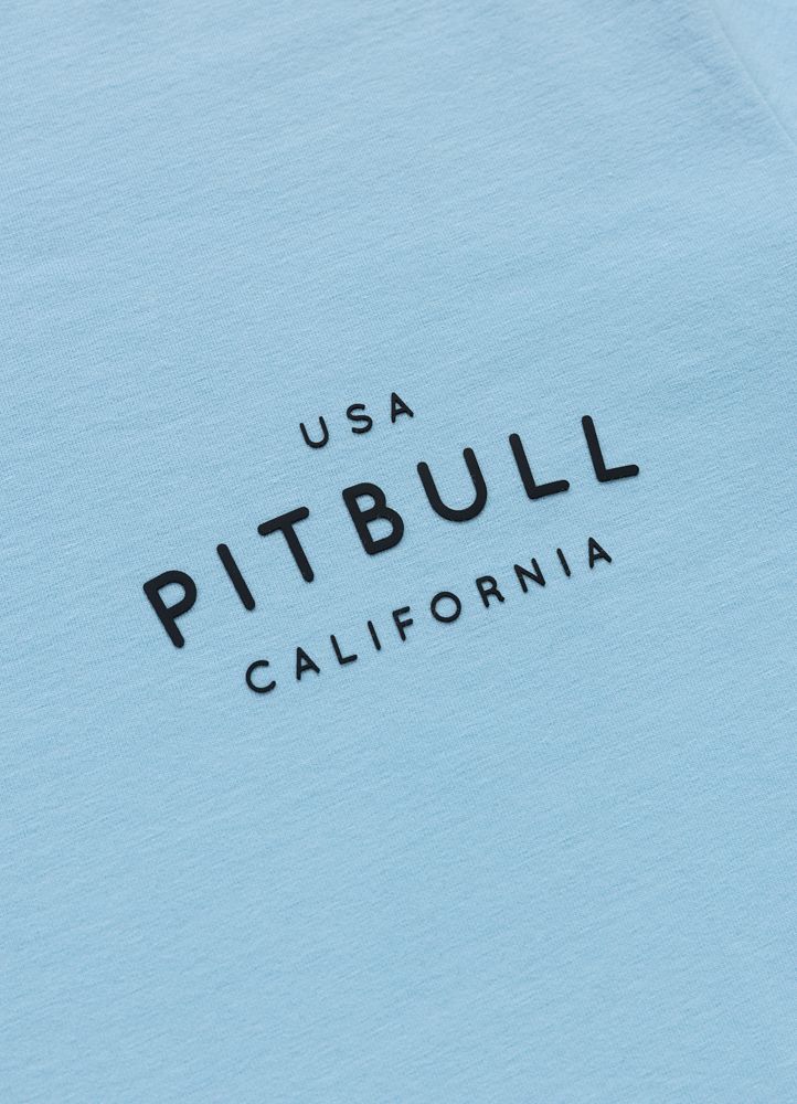 T-Shirt Slim Fit USA CAL - Light Blue