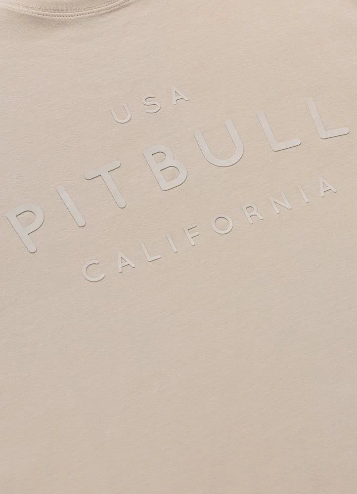 T-Shirt Slim Fit USA CAL - Light Sand