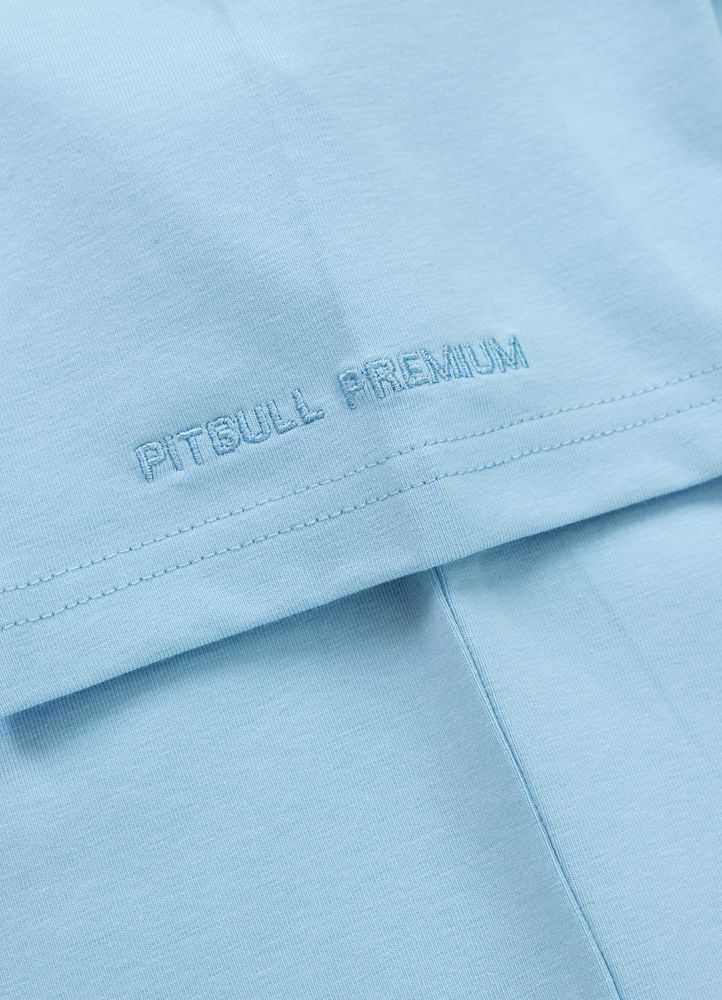 T-Shirt Slim Fit USA CAL - Light Blue
