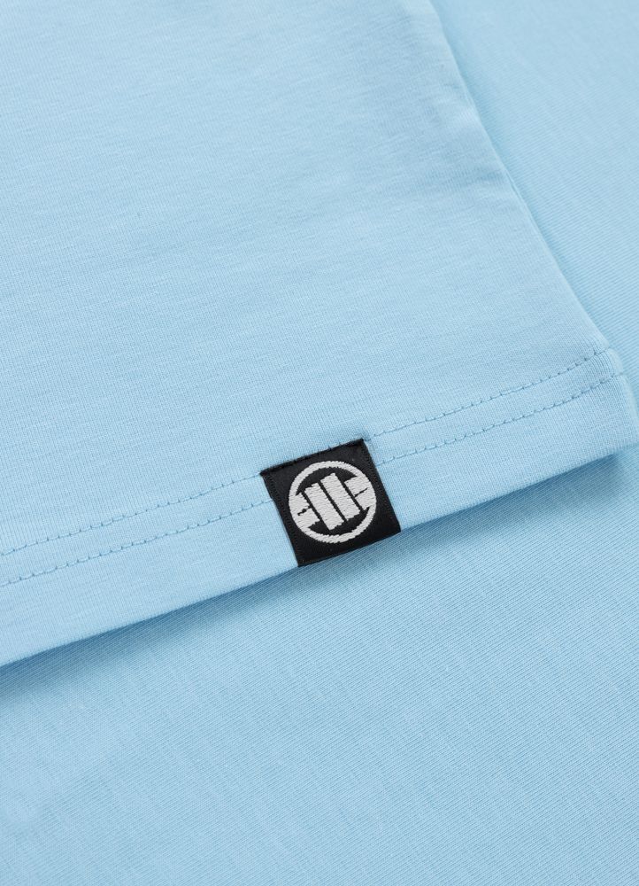 T-Shirt Slim Fit USA CAL - Light Blue