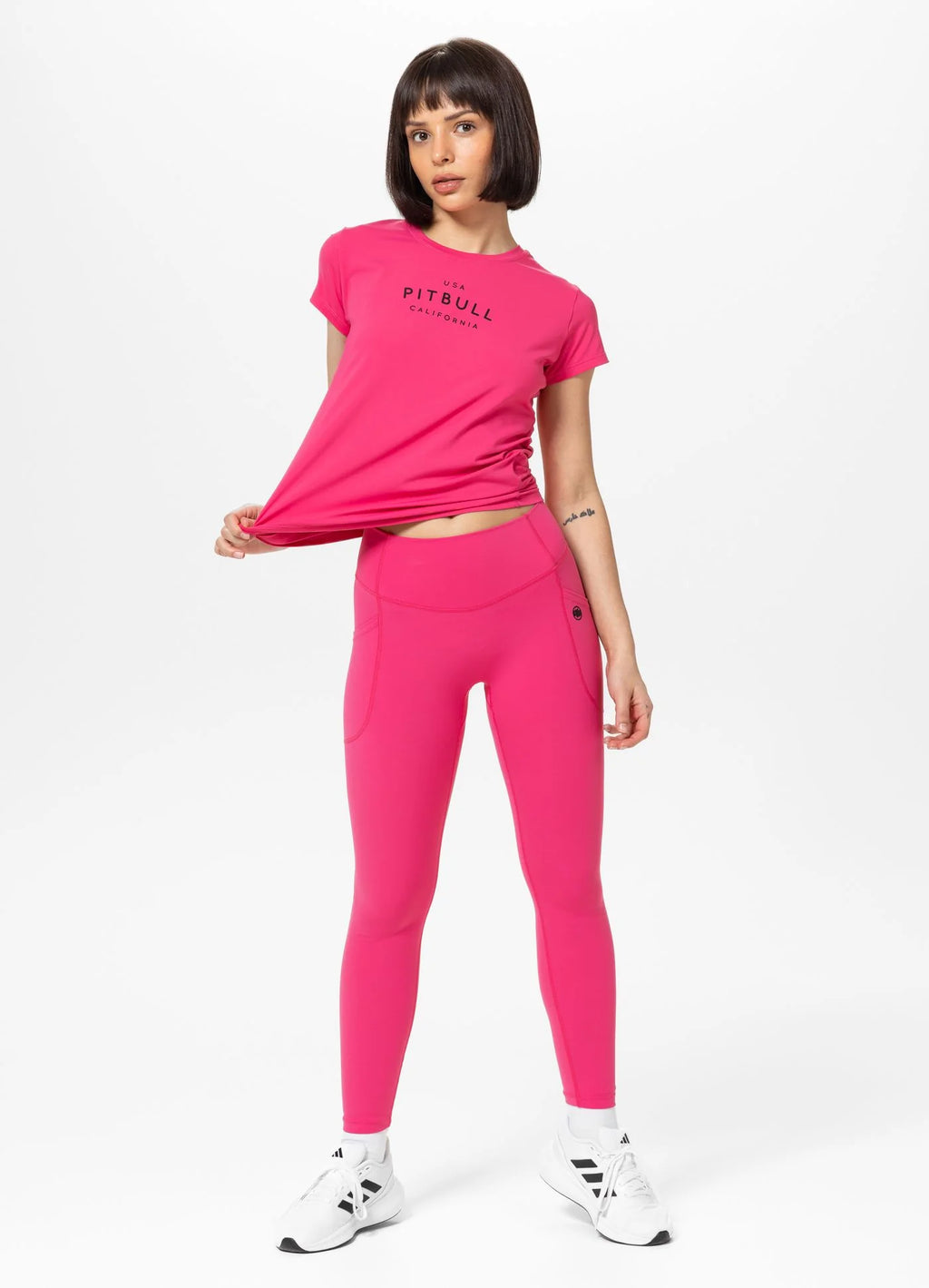 Women's sports shirt AVENIDA - Raspberry