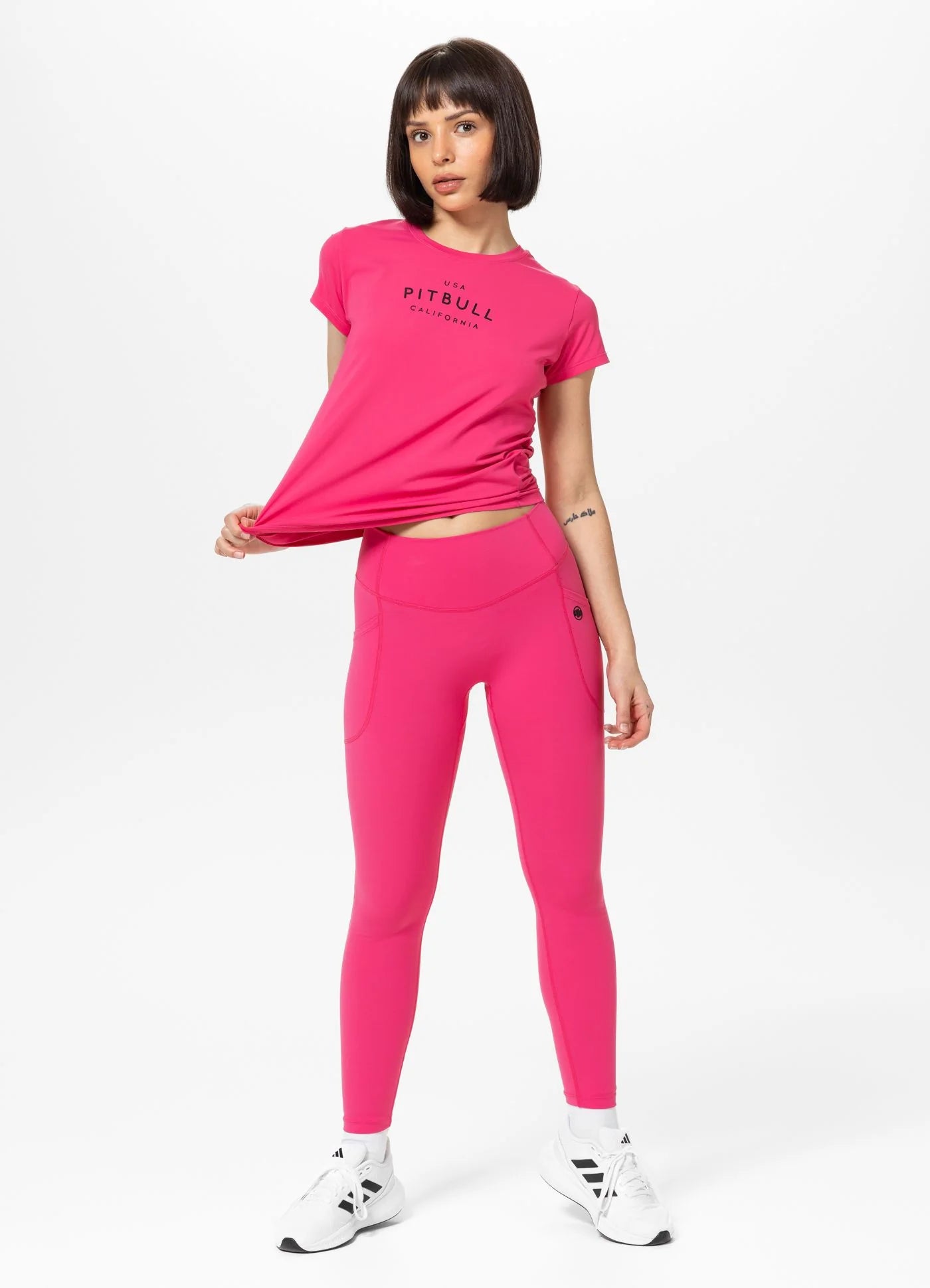 Women's sports shirt AVENIDA - Raspberry