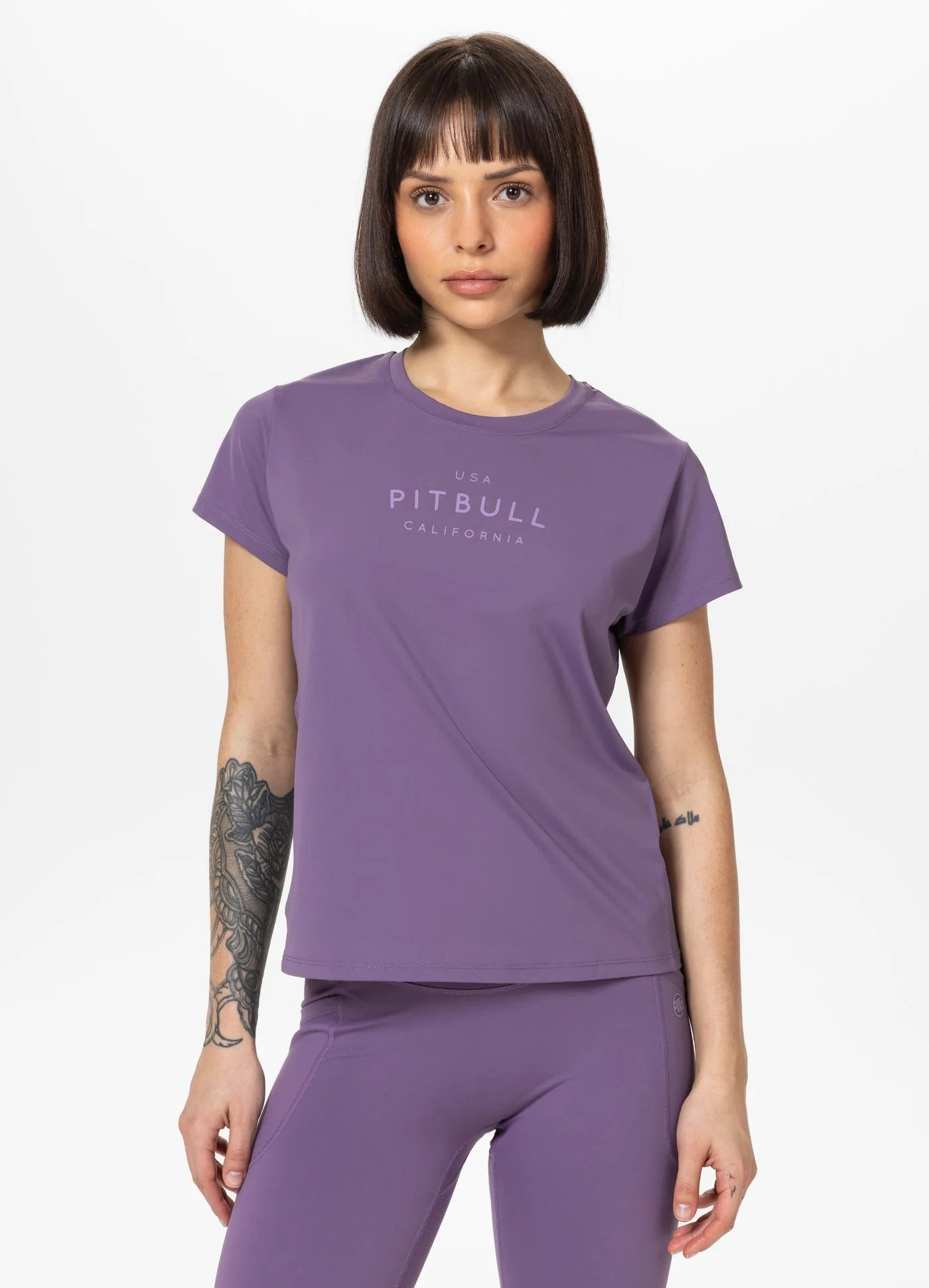 Women's sports shirt AVENIDA - Dusty Grape
