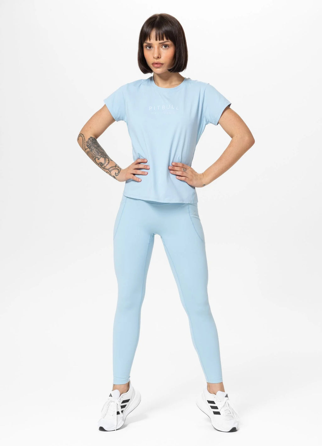 Women's sports shirt AVENIDA - Light Blue