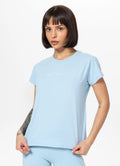 Women's sports shirt AVENIDA - Light Blue