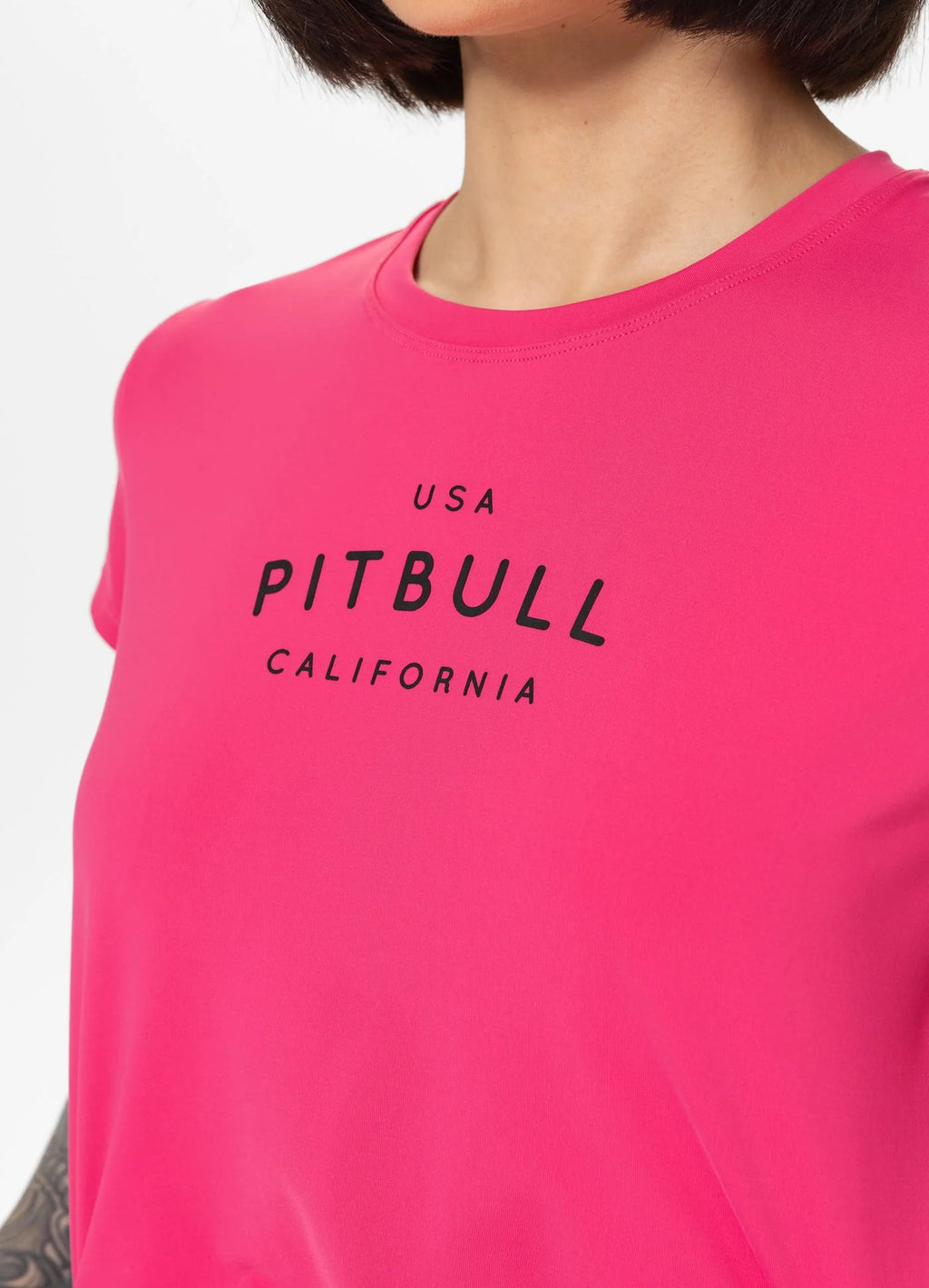 Women's sports shirt AVENIDA - Raspberry