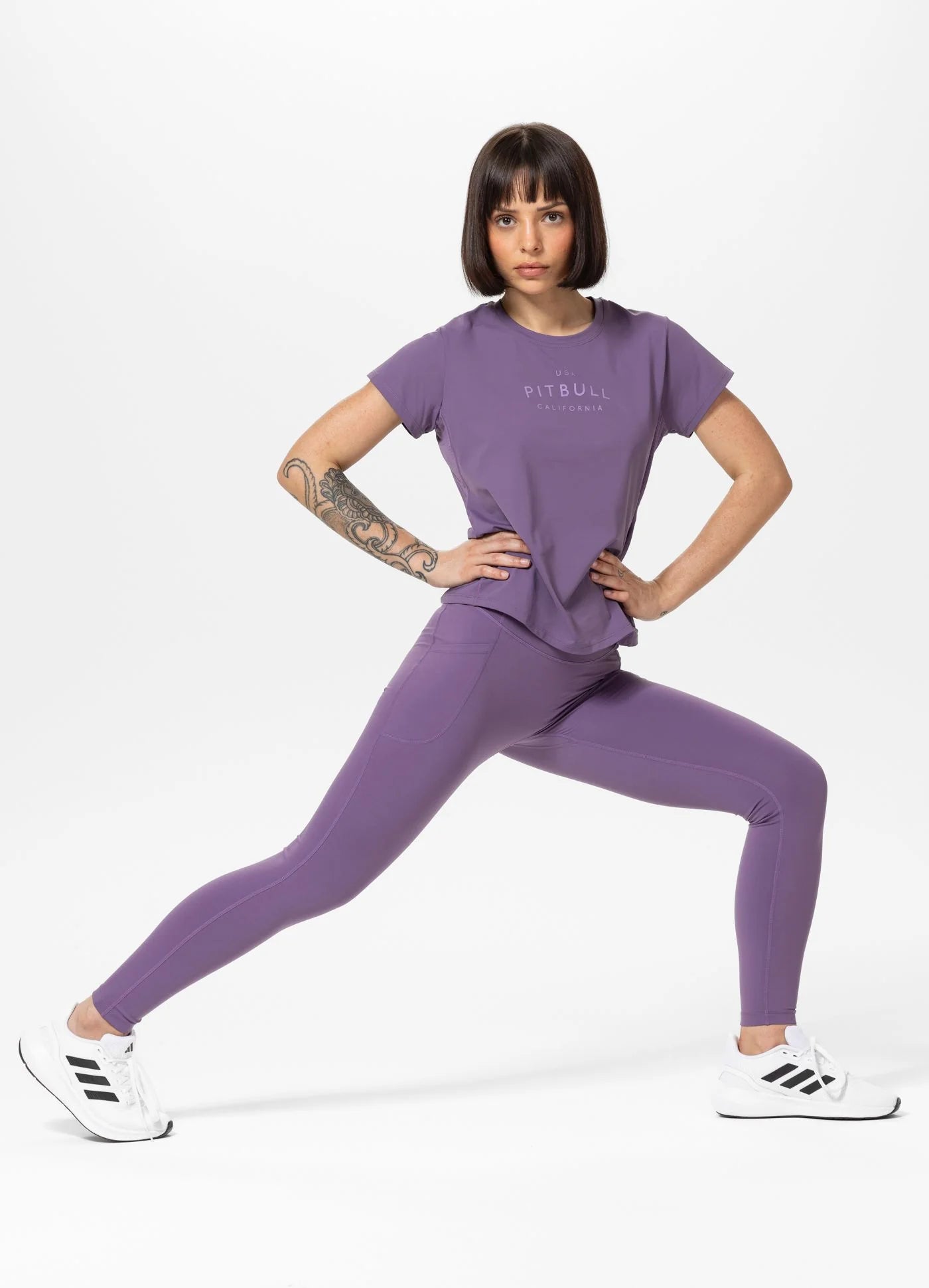 Women's sports shirt AVENIDA - Dusty Grape