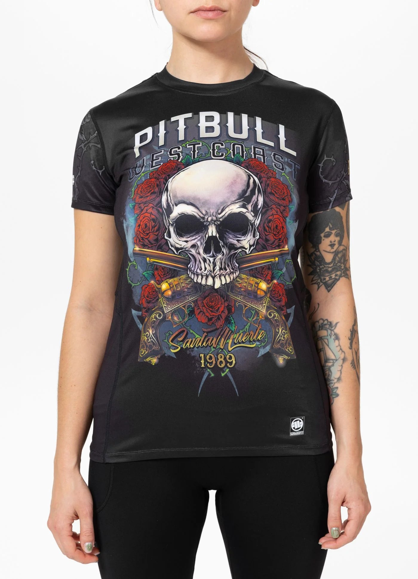 Women's sports shirt Mesh SANTA MUERTE