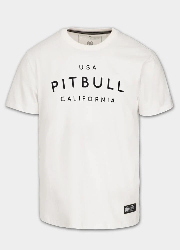 T-Shirt Washed USA CAL - Off White
