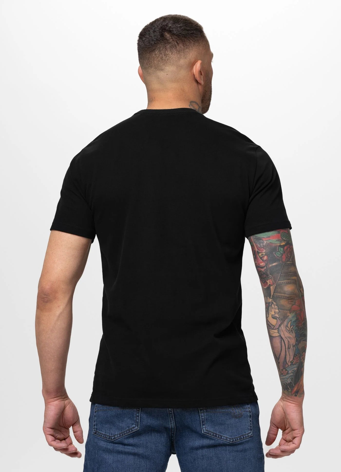 T-Shirt Washed USA CAL - Black