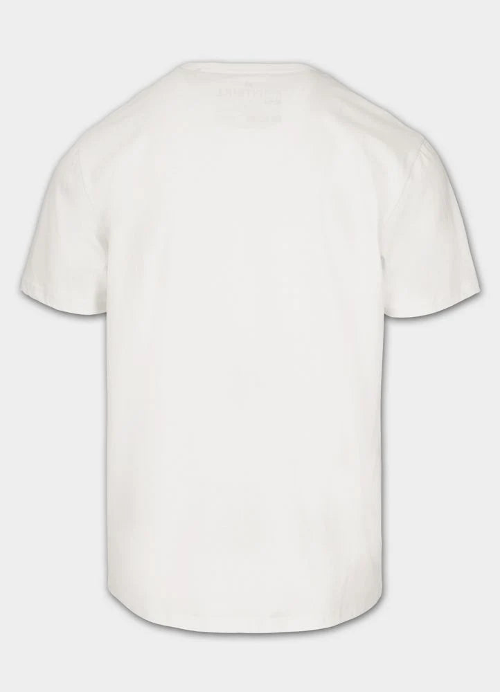 T-Shirt Washed USA CAL - Off White