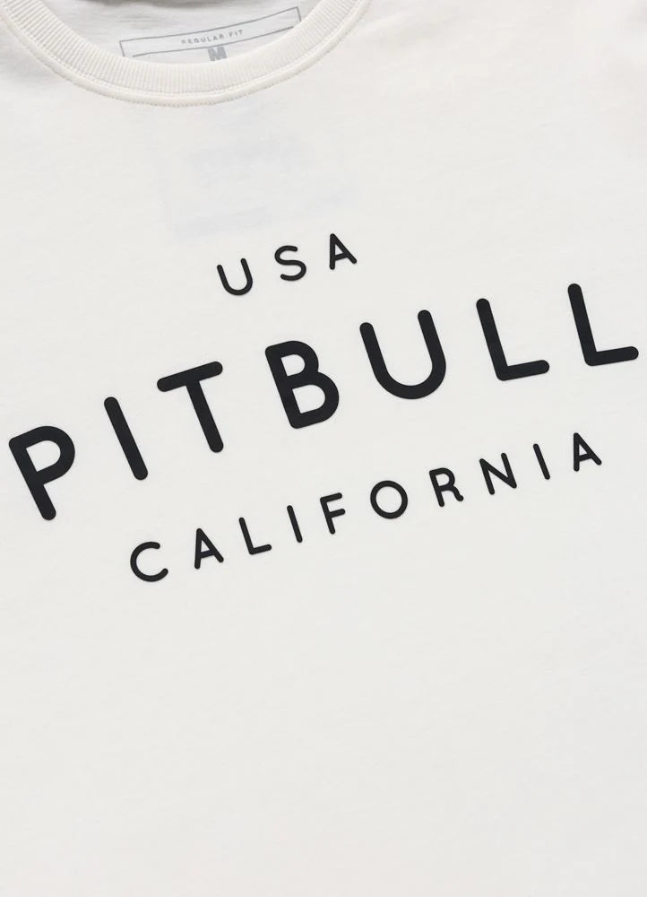 T-Shirt Washed USA CAL - Off White