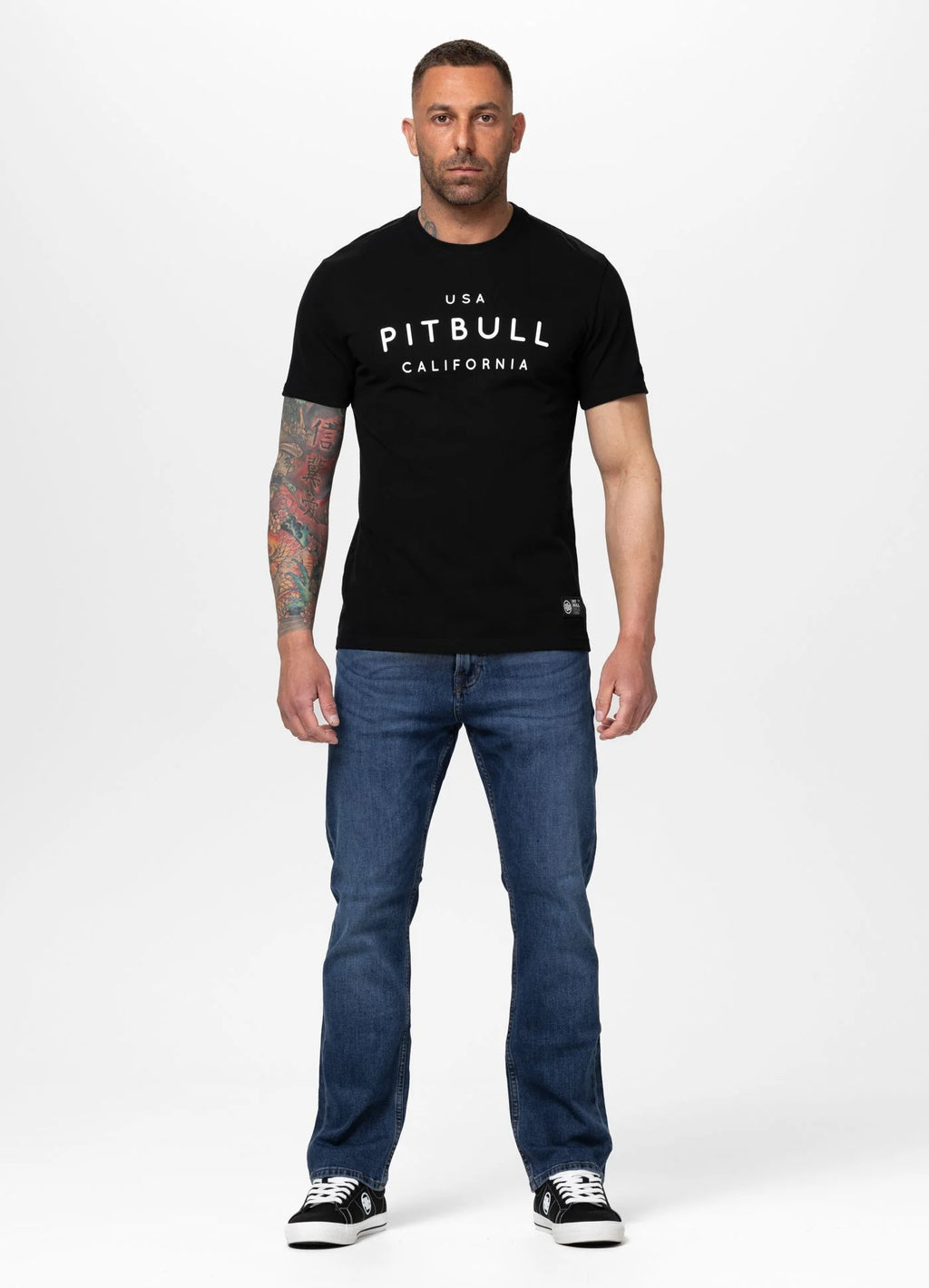 T-Shirt Washed USA CAL - Black