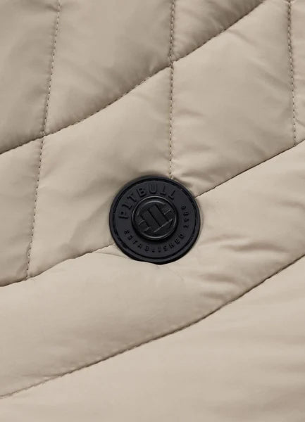 Men Quilted winter jacket NAYLOR - Pale Sand