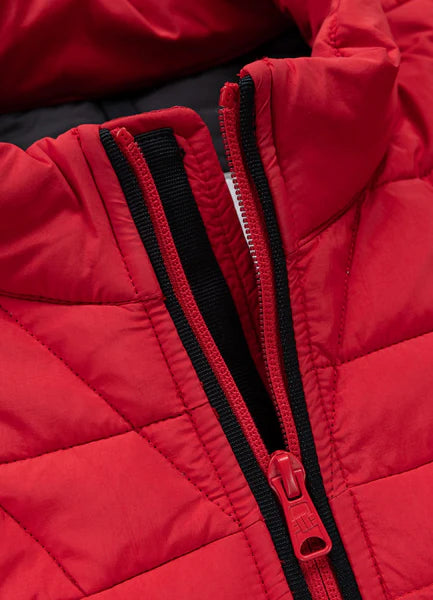 Men Quilted winter jacket NAYLOR - Red