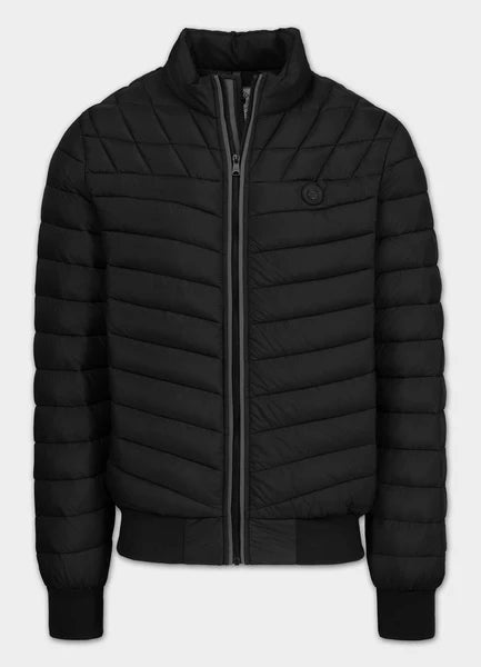 Men Quilted winter jacket NAYLOR - Black