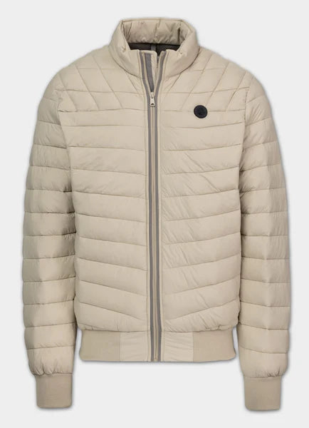 Men Quilted winter jacket NAYLOR - Pale Sand