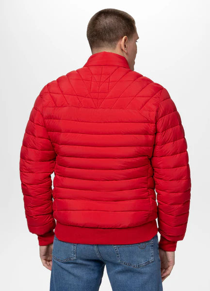 Men Quilted winter jacket NAYLOR - Red