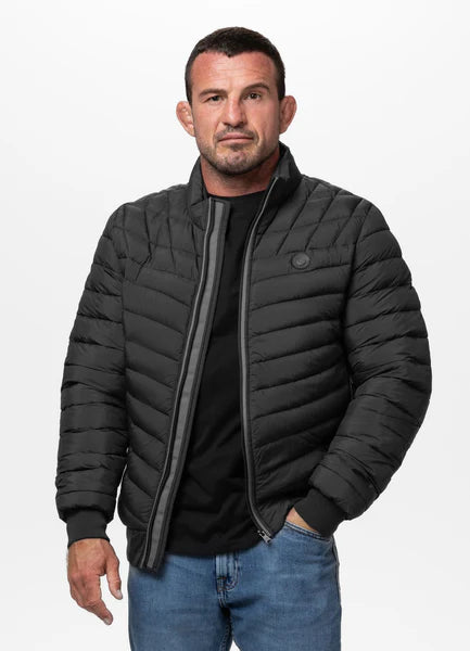 Men Quilted winter jacket NAYLOR - Black