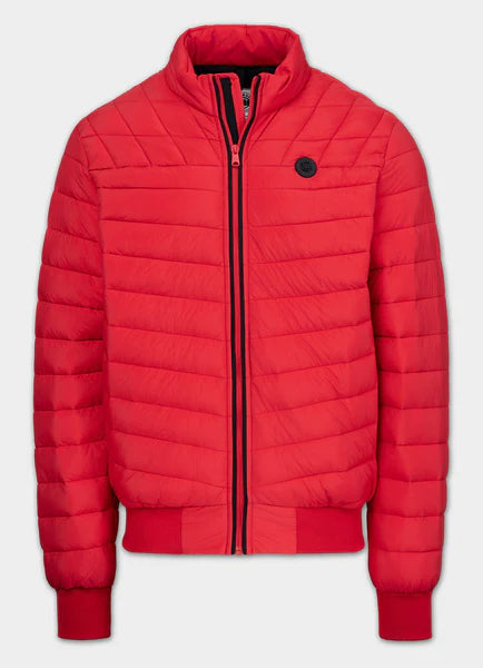 Men Quilted winter jacket NAYLOR - Red