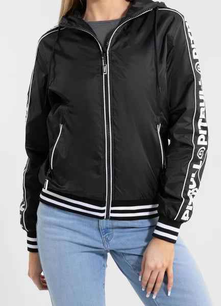 Women's hooded jacket WHITEWOOD - Black