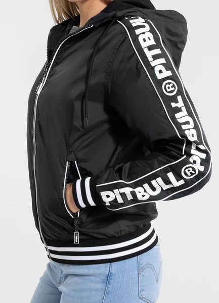 Women's hooded jacket WHITEWOOD - Black