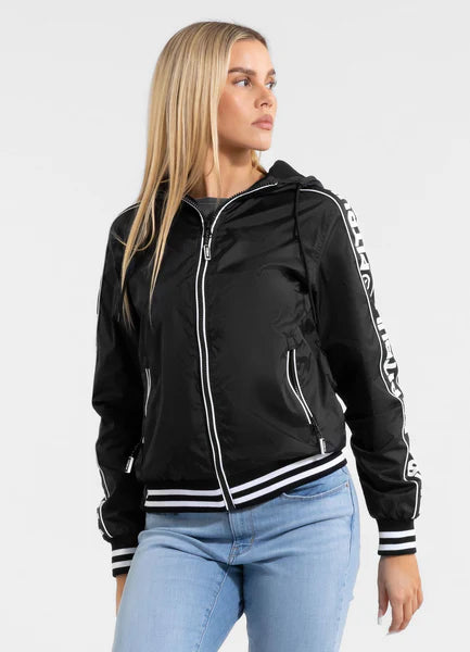 Women's hooded jacket WHITEWOOD - Black