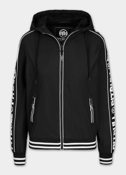 Women's hooded jacket WHITEWOOD - Black