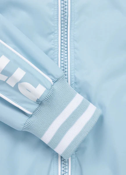 Women's hooded jacket WHITEWOOD - Light blue