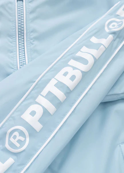 Women's hooded jacket WHITEWOOD - Light blue