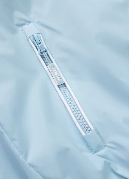 Women's hooded jacket WHITEWOOD - Light blue