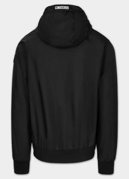 Men Hooded jacket ATHLETIC LOGO - Black