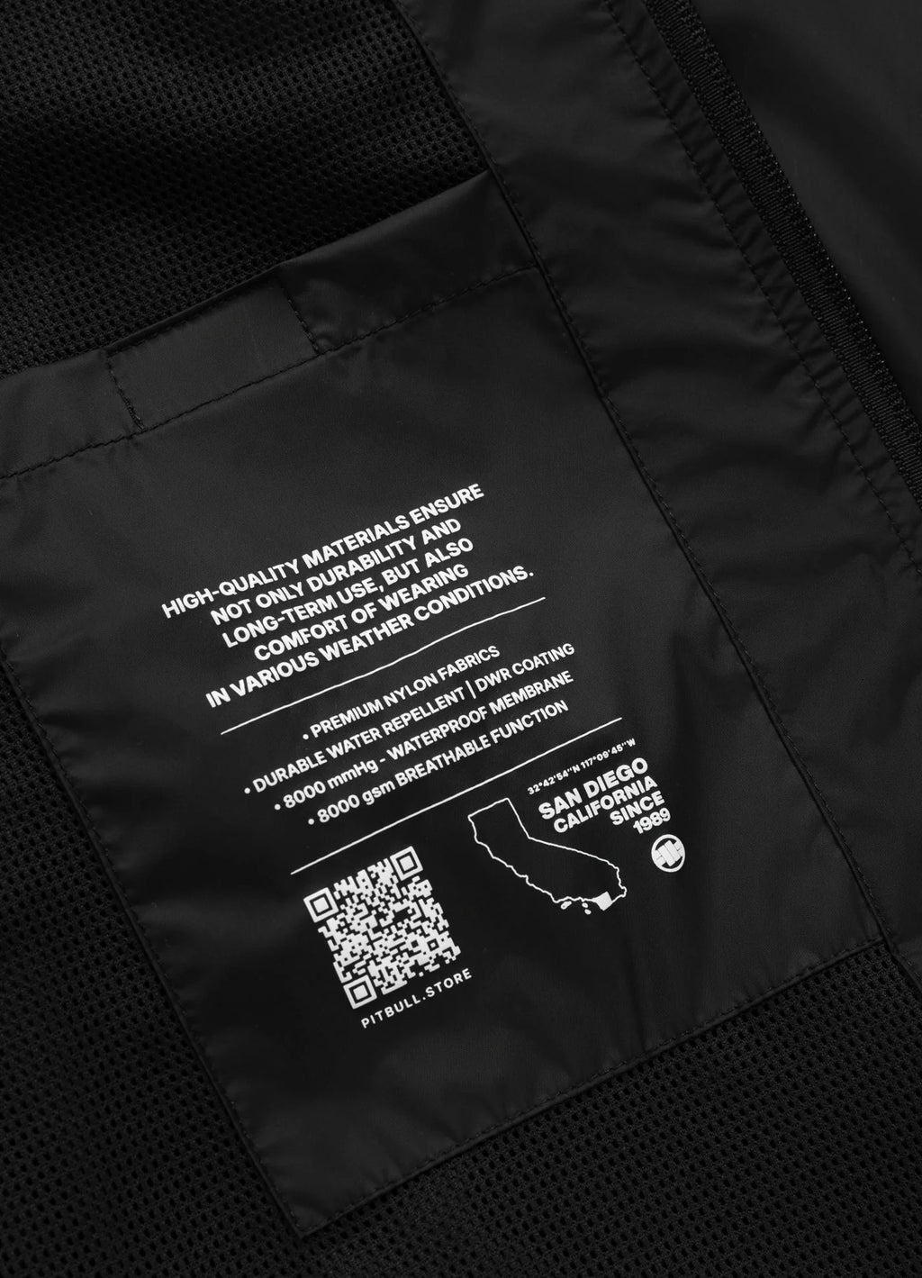 Transitional hooded jacket ATHLETIC TAPE