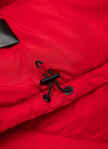 Women's winter hooded jacket Cleo - Red