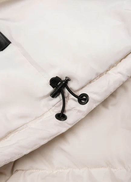 Women's winter hooded jacket Cleo - White