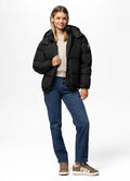 Women's winter hooded jacket Cleo - Black