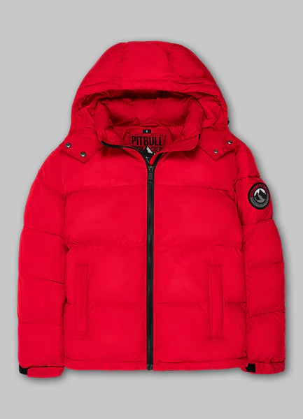 Women's winter hooded jacket Cleo - Red