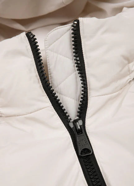 Women's winter hooded jacket Cleo - White