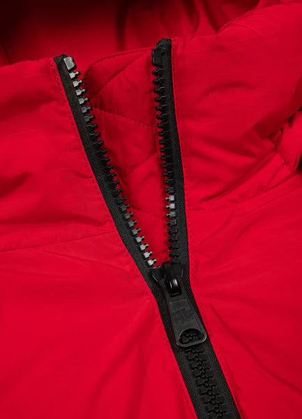 Women's winter hooded jacket Cleo - Red