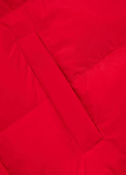 Women's winter hooded jacket Cleo - Red