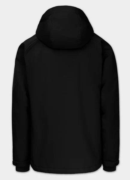 Men Winter hooded softshell jacket ROCKFISH - Black