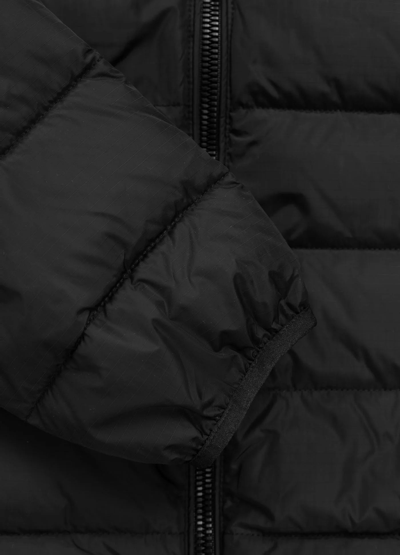 Men Winter Quilted Hooded Jacket SEACOAST - Black