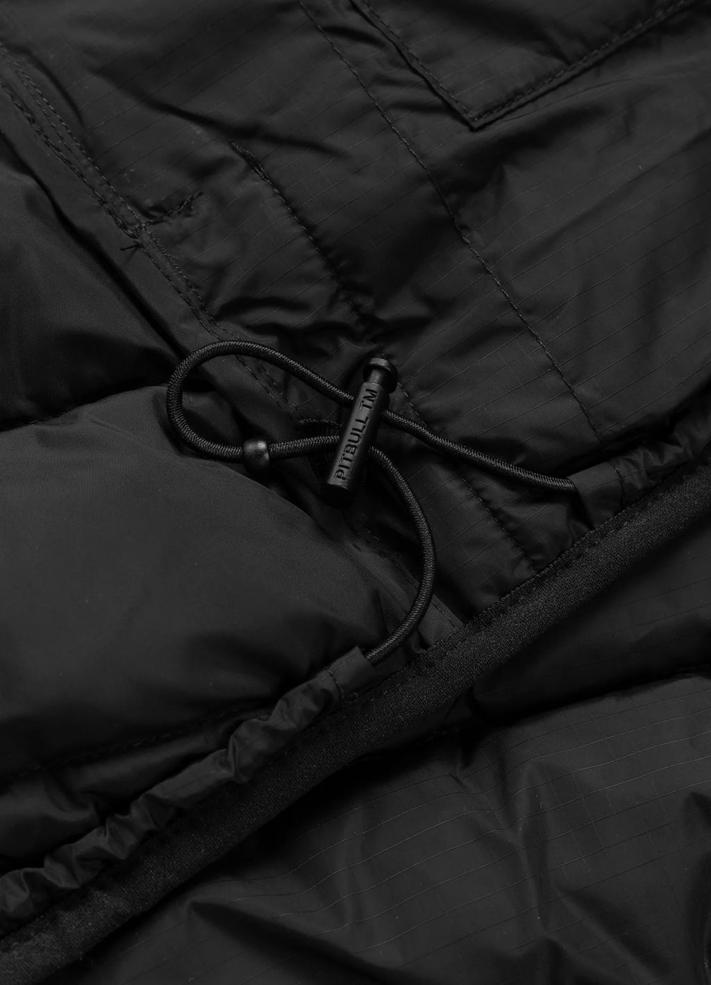 Men Winter Quilted Hooded Jacket SEACOAST - Black