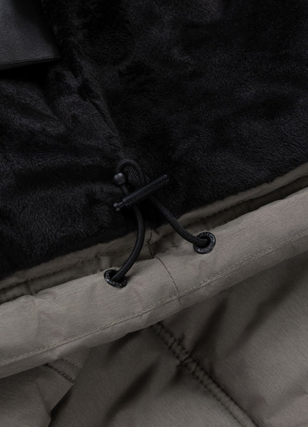 Men Quilted winter jacket with hood PIEDMONT