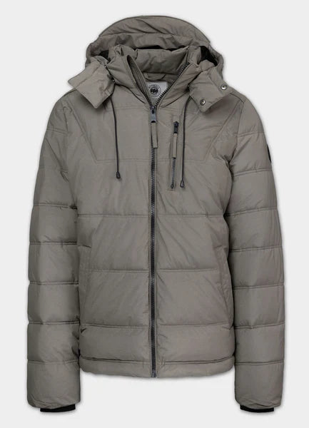 Men Quilted winter jacket with hood PIEDMONT