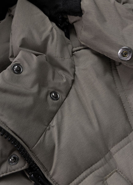 Men Quilted winter jacket with hood PIEDMONT