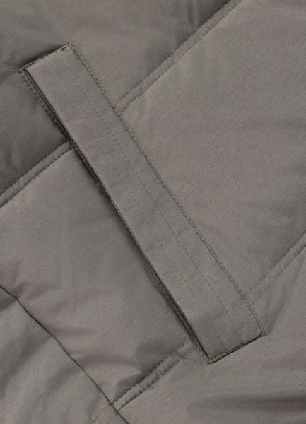 Men Quilted winter jacket with hood PIEDMONT