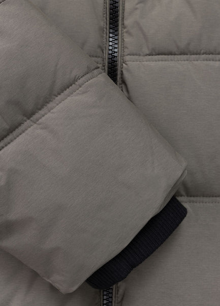 Men Quilted winter jacket with hood PIEDMONT